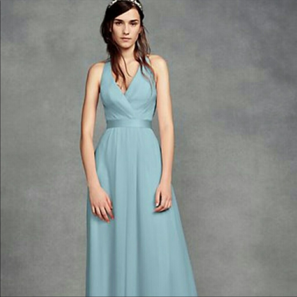 Vera Wang White Bridesmaid Dress - Mist